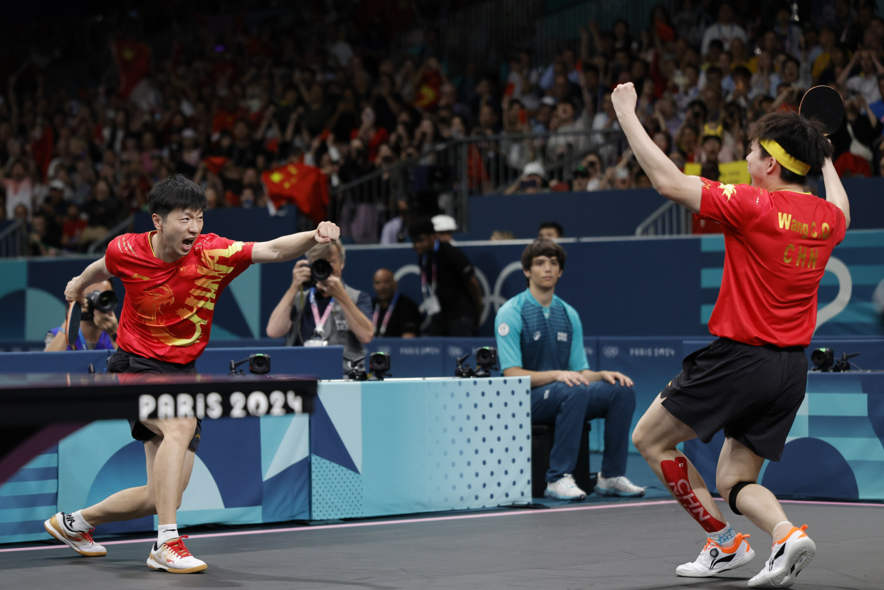 包含中国乒乓球队绝杀法国乒乓球队，水谷隼高光表现的词条